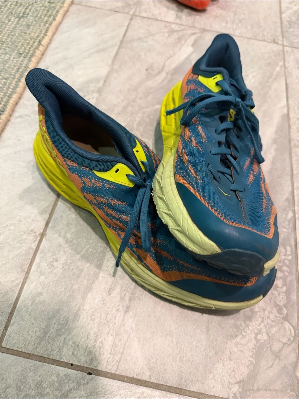 Hoka One One breathable teal